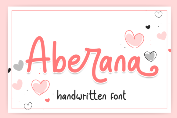 Aberana Font for Romantic Designs