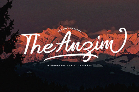 Anzim: The Handwritten Font That Elevates Design