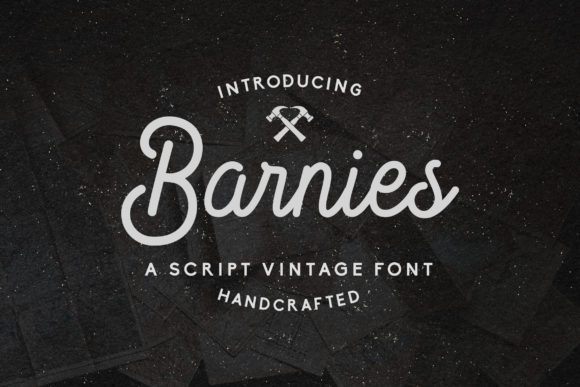 Barnies: A Vintage-Styled Script Font for Strategic Branding and Creative Expression
