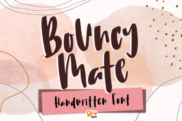 Bouncy Mate: A Bold and Quirky Handwritten Font for Creative Expression
