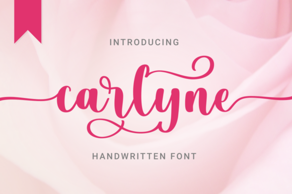 Carlyne: A Sweet and Soft Font for Creative Expression