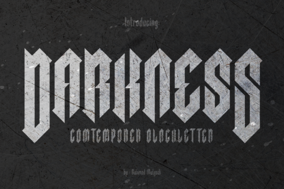 Darkness Font: Modern Elegance for Bold Designs