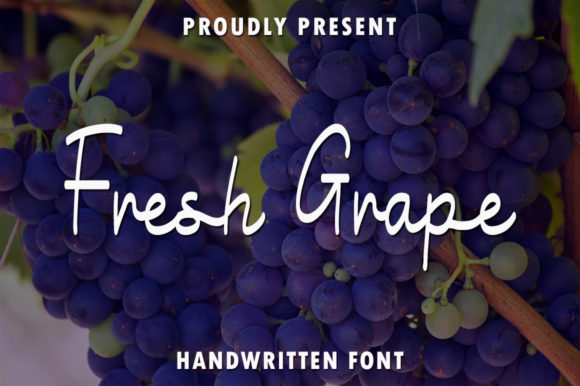 Fresh Grape: A Handwritten Font That Elevates Your Designs