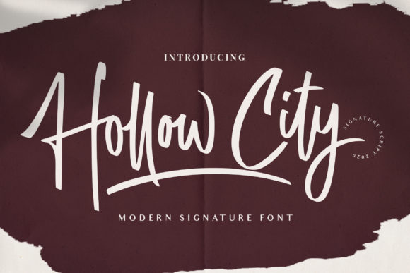 Hollow City Font: A Sweet and Stylish Calligraphy Typeface