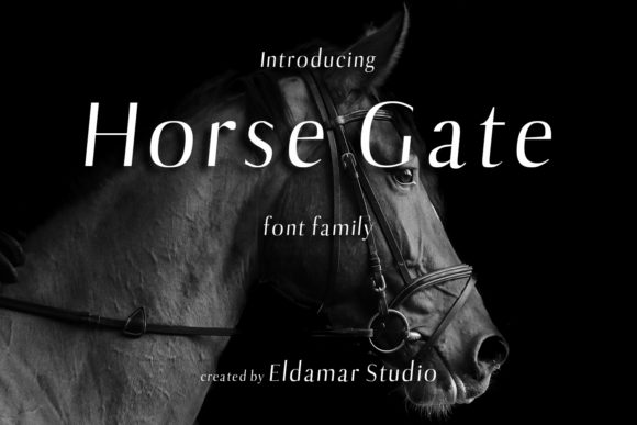 Horse Gate Font: A Minimalist Sans Serif for Versatile Design Projects
