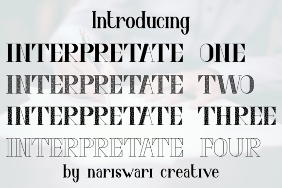 Interpretate: A Bold and Authentic Serif Font for Creative Expression