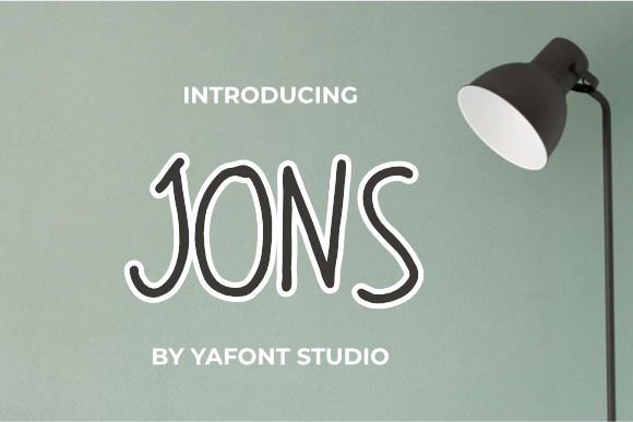 Jons Font: A Handwritten Charm for Creative Projects
