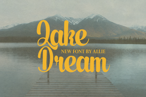 Lake Dream: A Script Font Designed to Captivate and Command Attention