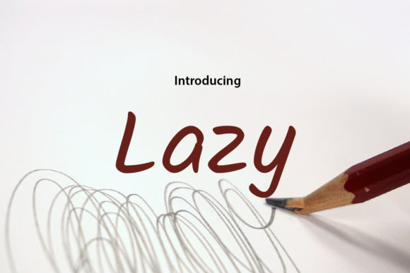 Lazy Font: A Delicate Touch for Creative Projects