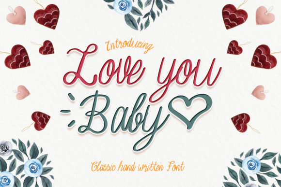 Love You Baby: A Quirky Handwritten Font for Creative Designs