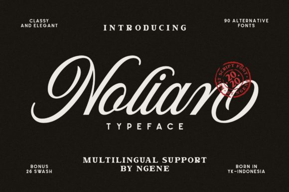 Nolian: The Elegant Script Font for Impactful Designs