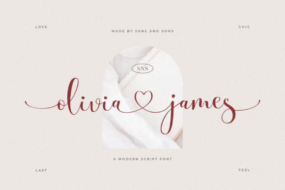 Olivia James: A Handwritten Font with Romantic Charm and Versatile Appeal