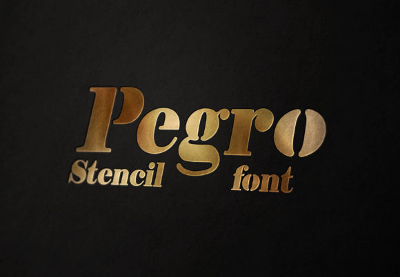 Pegro Stencil: A Bold New Voice in Typography for Modern Design