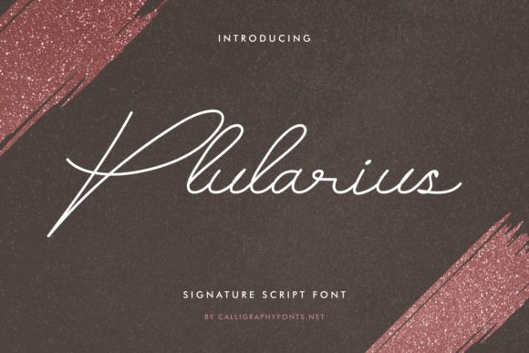 Plularius: A Handwritten Font for Creative Expression