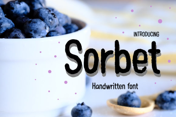 Sorbet: The Handwritten Font That Elevates Creativity in Digital and Print Media