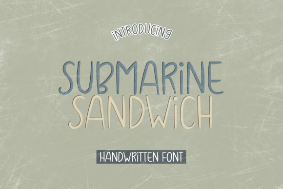 Submarine Sandwich: A Playful Font That Adds Spiky Flair to Design Projects