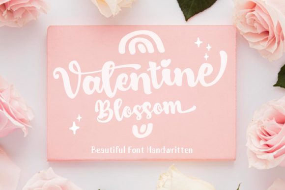 Valentine Blossom: A Romantic Script Font for Creative Expression